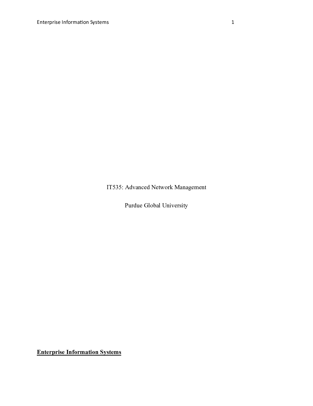 Preview image for IT535 Assignment Unit5.docx    IT535: Advanced Network Management  Purdue Global Universit